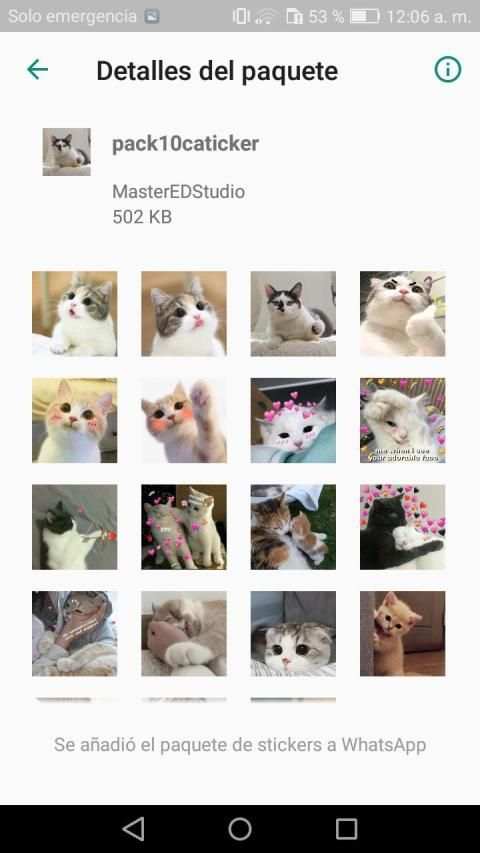 Nuevos Stickers memes gatos WhatsApp-WAStickerApps screenshot 2
