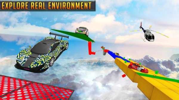 Mega Stunt Racing Cars Extreme GT 2019 स्क्रीनशॉट 1
