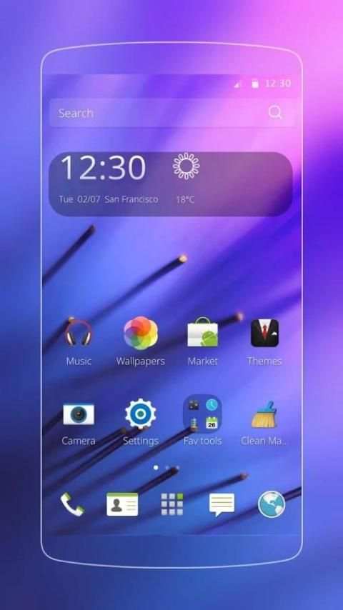Tema untuk HTC Telepon screenshot 4