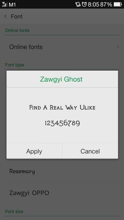 Zawgyi Ghost скриншот 4