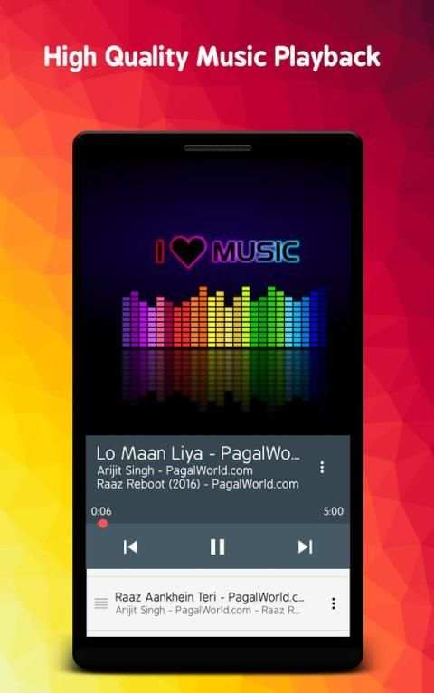 Music Player MP3 स्क्रीनशॉट 2