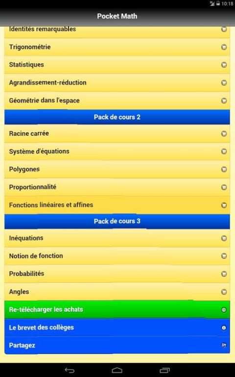 Pocket Math 3ème скриншот 7