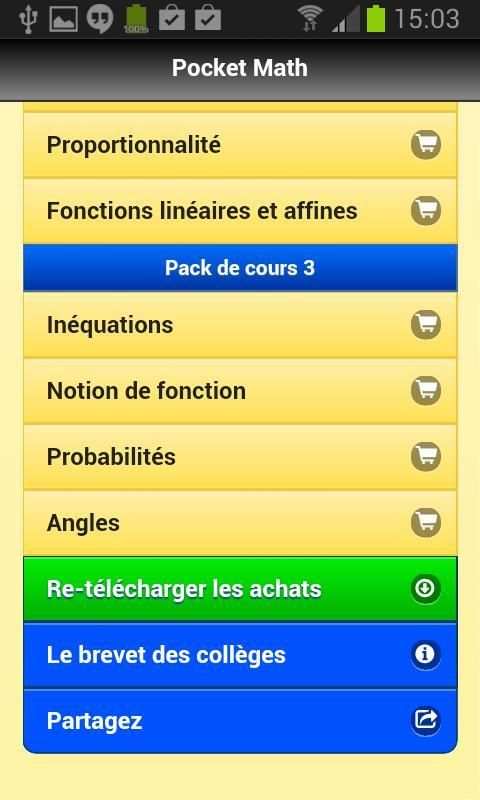 Pocket Math 3ème скриншот 12