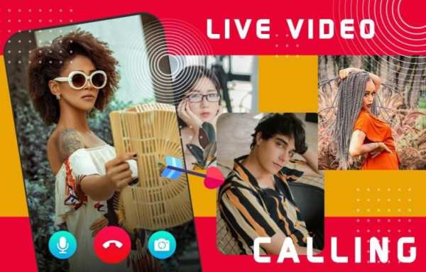 Live talk : random video chat app with strangers screenshot 1