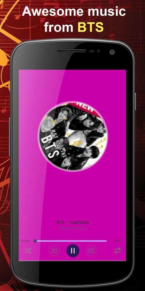 BTS MP3 Offline स्क्रीनशॉट 2