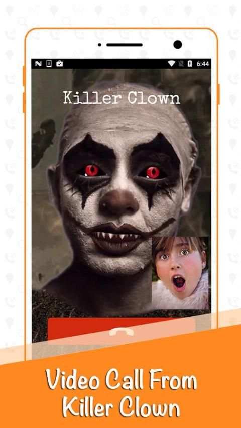Killer Clown Video Call Prank 3 تصوير الشاشة