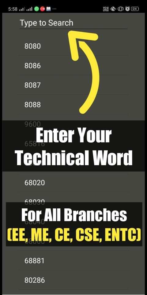 DICSY - (Offline Engineering Dictionary+ Calcy) स्क्रीनशॉट 2