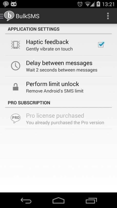 BulkSMS скриншот 1