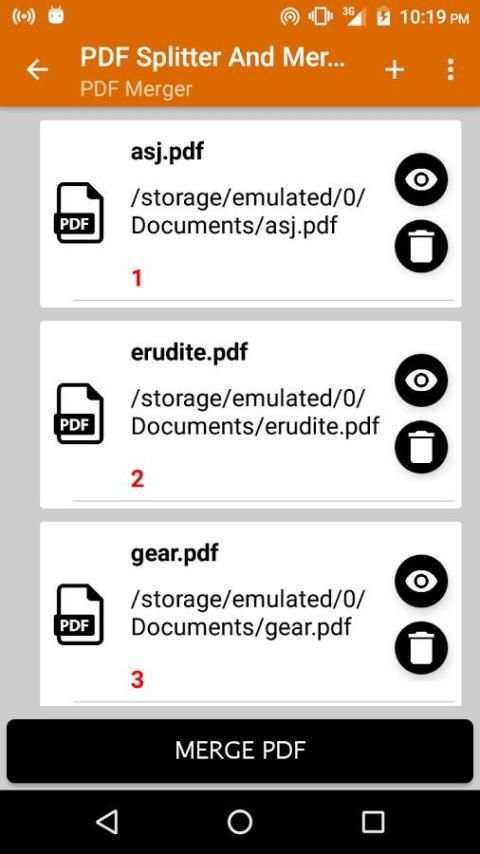 PDF Splitter And Merger screenshot 3