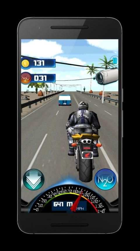 Traffic New Bike Rider Game скриншот 1