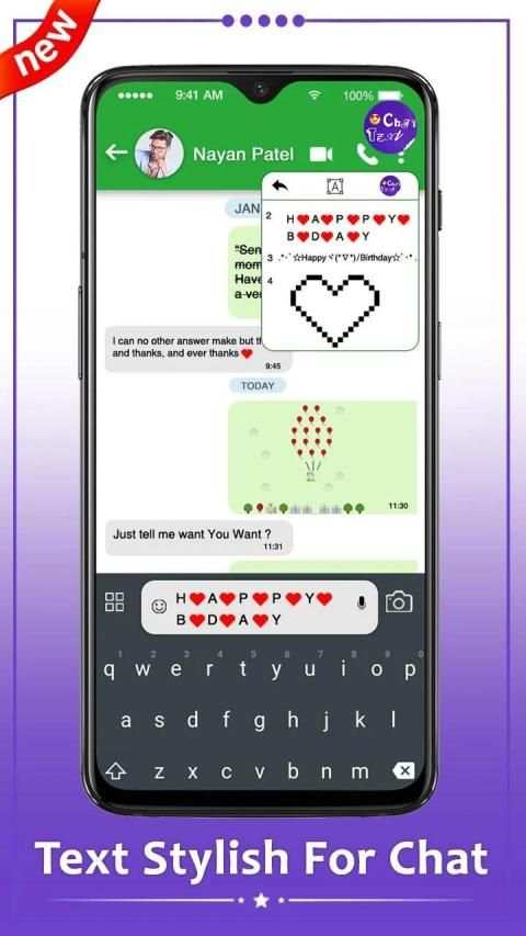 Messenger - Stylish Text, Chat Styles, Cool Fonts screenshot 1