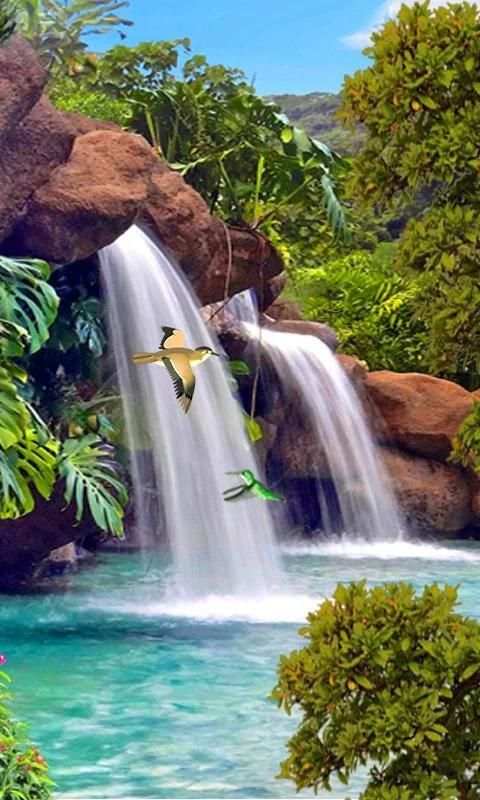 Water Fall Livewallpaper скриншот 1