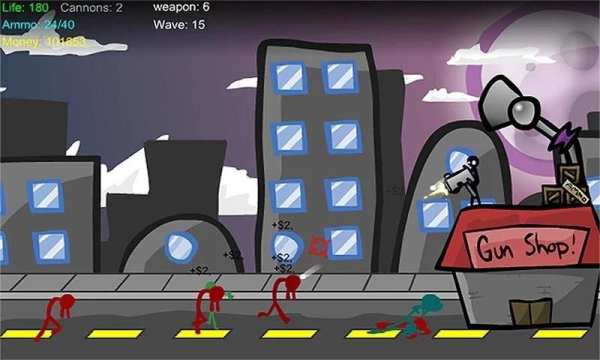 Stickman Zombie Shooter screenshot 1