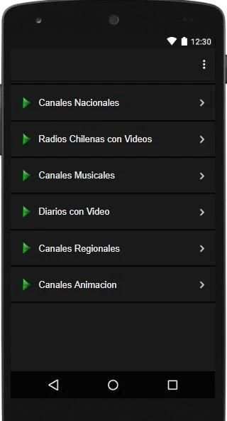 Reproductor Simple de TV Chilena screenshot 5