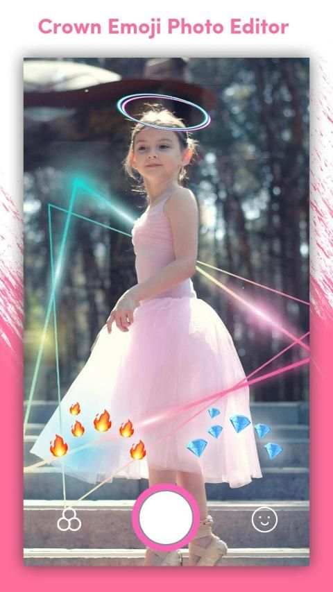 Crown Heart Emoji Photo Editor screenshot 2