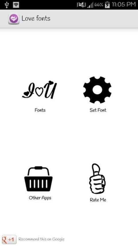 Love Fonts for FlipFont screenshot 4