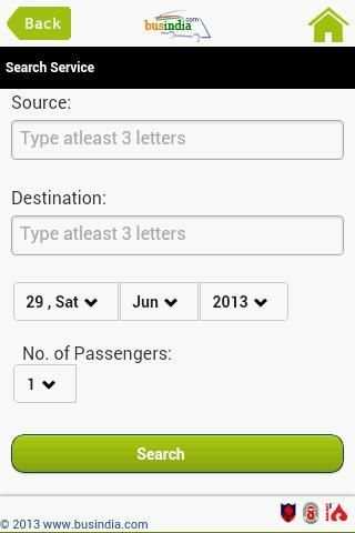 Bus India Mobile App screenshot 2