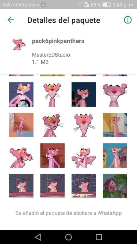New Stickers Pink Panther WhatsApp-WAStickerApps screenshot 4