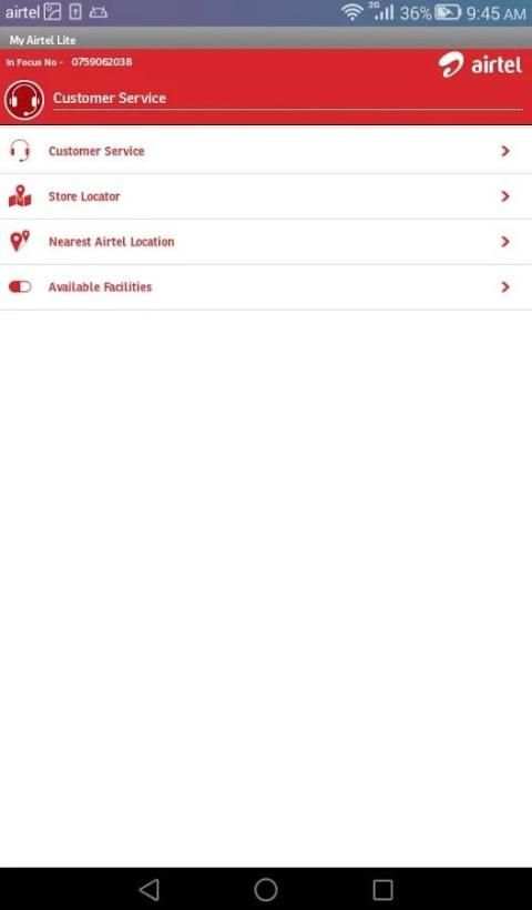My Airtel Lite screenshot 3