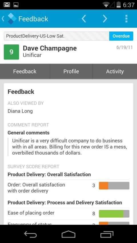 Medallia Mobile 2 स्क्रीनशॉट 3