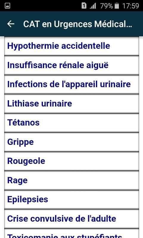 CAT En Urgences Médicales screenshot 1