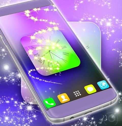 Magic Live Wallpaper Clock screenshot 1