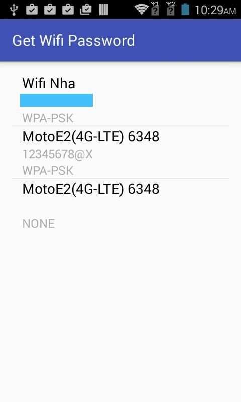 _(ROOT)_ Get Wifi Password स्क्रीनशॉट 1