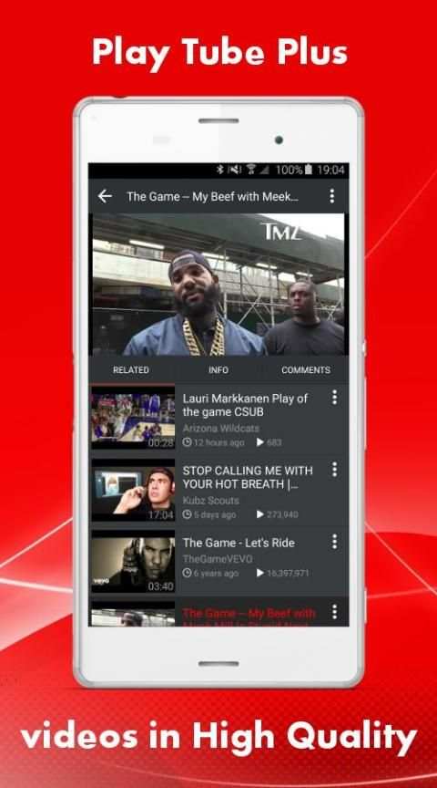 Play Tube Plus 2 تصوير الشاشة