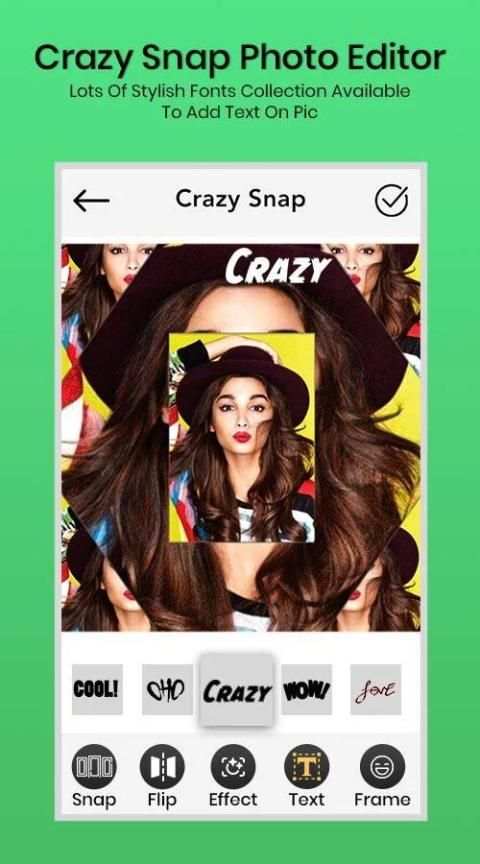 Crazy Snap Photo Editor - Photo Editor Pro स्क्रीनशॉट 2