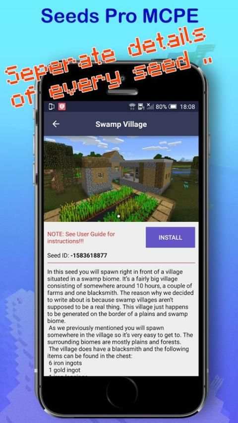 Seeds: Seeds for Minecraft PE screenshot 3