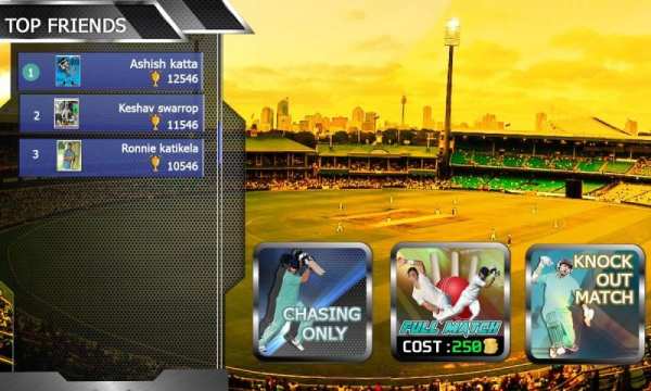 Top Cricket MultiPlayer 4 تصوير الشاشة