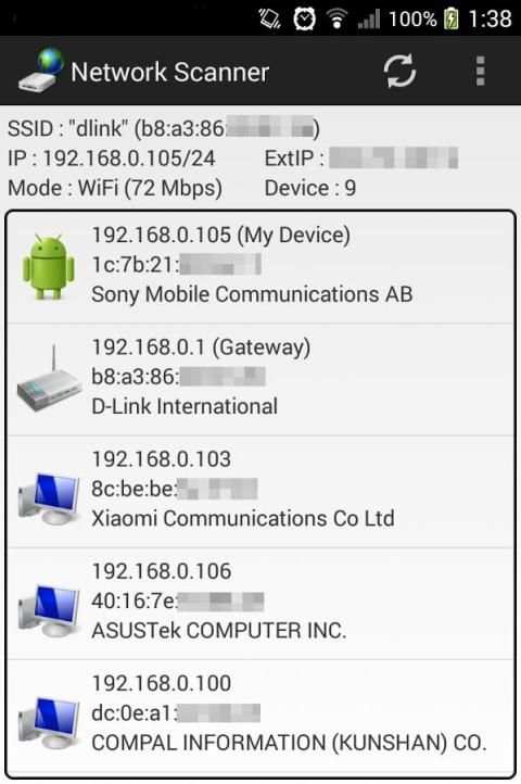 Network Scanner screenshot 1