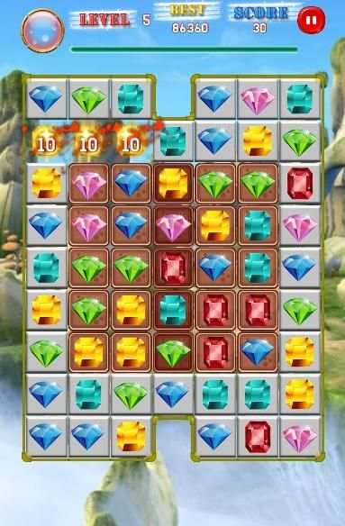 Diamond Jewel Dash скриншот 4