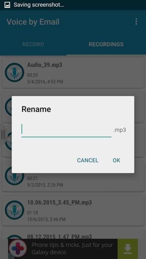 Voice by Email (Nauta) screenshot 1