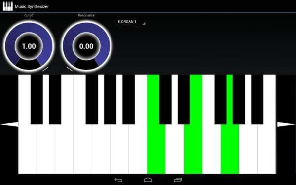 Music Synthesizer for Android скриншот 2