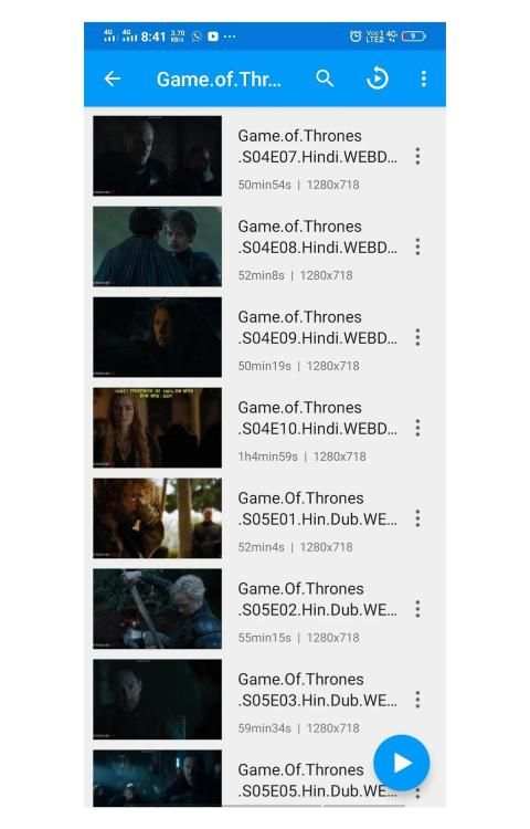 MX Player Mini स्क्रीनशॉट 3
