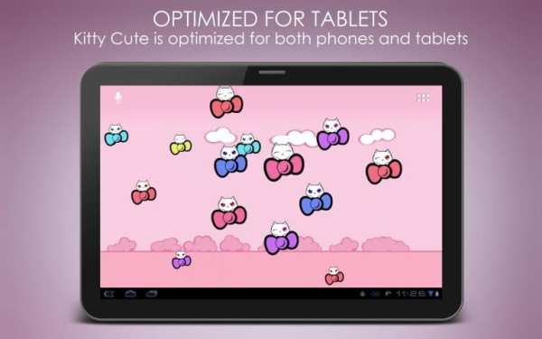 Kitty Cute Live Wallpaper скриншот 1