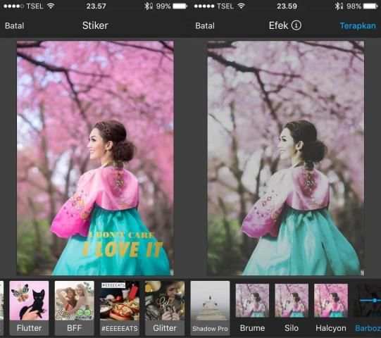 Selfie Camera B612 Editor screenshot 1