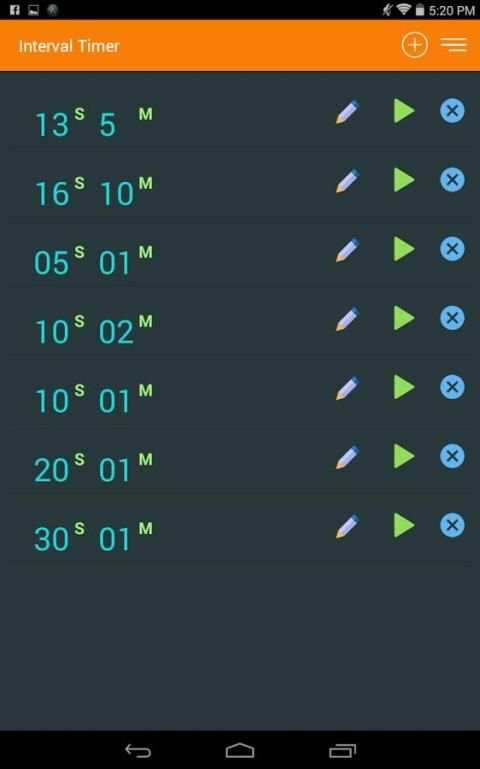 Interval Timer स्क्रीनशॉट 1