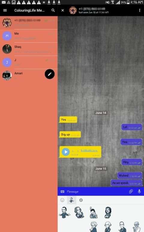 Colouring Life Messenger screenshot 6