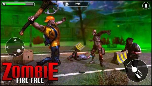 Penembakan zombie permainan:permainan zombie nyata screenshot 2