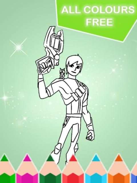 Coloring Game for Slugterra 1 تصوير الشاشة