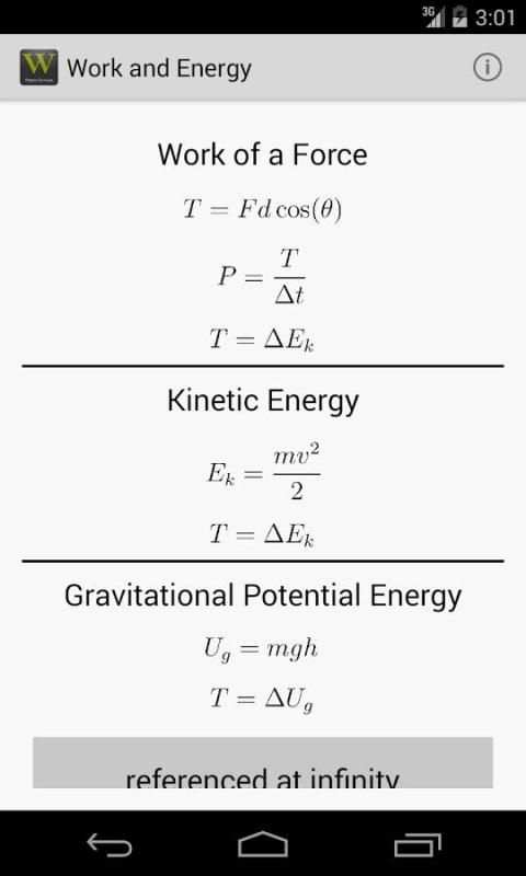Physics Formulas скриншот 5