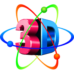 Atom 3D आइकन