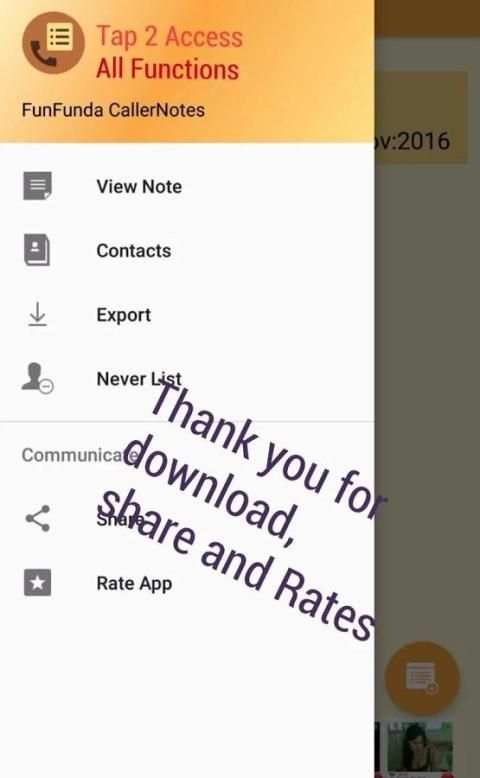 Free Call Note Android App स्क्रीनशॉट 6