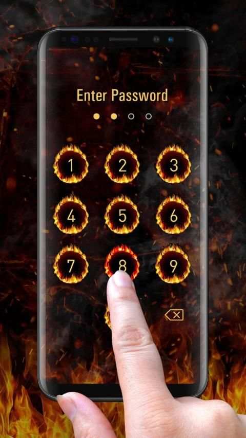 Skull & zipper style lock screen स्क्रीनशॉट 4