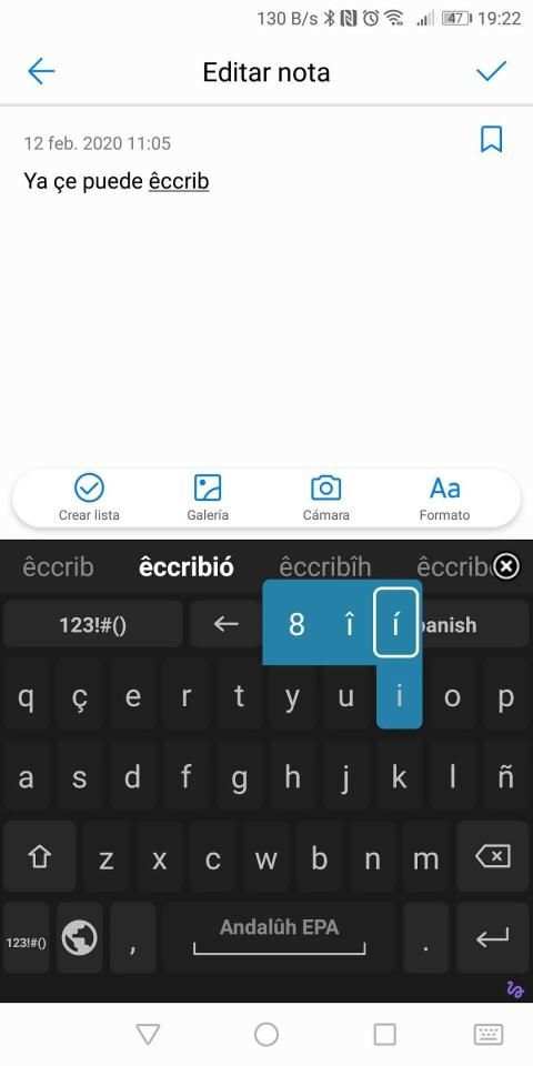 Teclado Andaluz EPA for AnySoftKeyboard screenshot 4