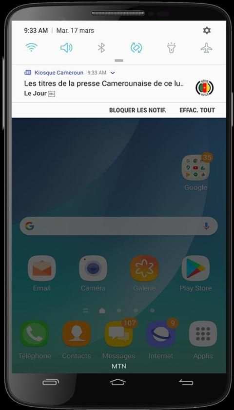 Kiosque Cameroun - news, infos, actualité screenshot 1