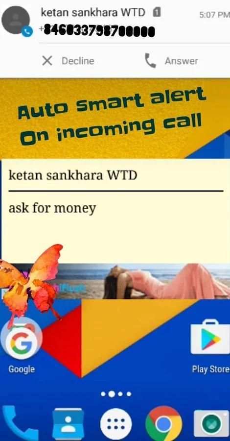 Free Call Note Android App स्क्रीनशॉट 5