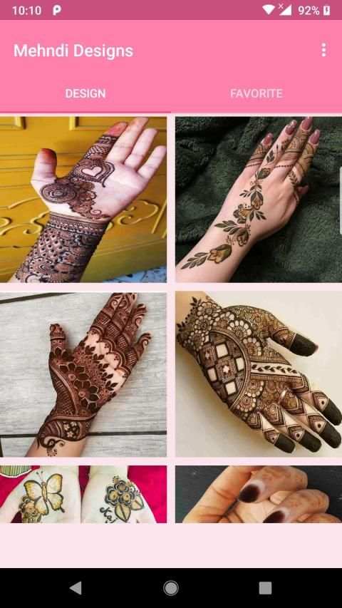 Mehndi Designs स्क्रीनशॉट 6